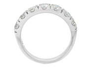 Jewellery - ETERNITY RING, 18K white gold - View 2