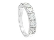 Jewellery - ETERNITY RING, 18K white gold - View 1