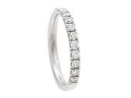 Jewellery - ETERNITY RING, 18K white gold - View 1