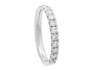 Jewellery - ETERNITY RING, 18K white gold - View 1