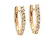 Jewellery - HOOP EARRINGS, 18K gold - View 1