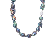 Jewellery - PEARL NECKLACE, dyed cultured freshwater pearls - View 1