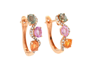 Jewellery - EARRINGS, 18K rose gold - View 1