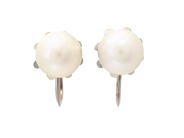Jewellery - PEARL EARRINGS, 18K white gold - View 1