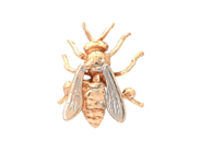 Jewellery, PIN, 18K gold/rhodium plated gold, in auction: General – Tuesday 11 November