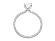Jewellery - SOLITAIRE RING, platinum - View 2