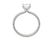 Jewellery - SOLITAIRE RING, platinum - View 2
