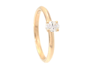 Jewellery - SOLITAIRE RING, 18K gold - View 1