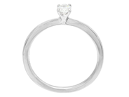 Jewellery - SOLITAIRE RING, 18K white gold - View 2