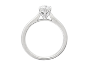 Jewellery - SOLITAIRE RING, 18K white gold - View 2
