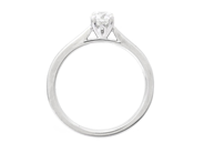 Jewellery - SOLITAIRE RING, 18K white gold - View 2