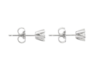 Jewellery - SOLITAIRE EARRINGS, 18K white gold - View 2