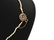 Jewellery - PEARL NECKLACE, clasp in 18K gold - View 2