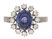 Jewellery - W.A. BOLIN, cluster ring - View 2