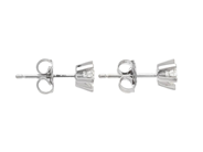 Jewellery - SOLITAIRE EARRINGS, 18K white gold - View 2