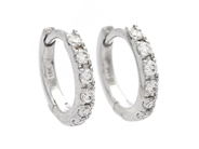 Jewellery, EARRINGS, 18K white gold, in auction: Lilla jewellery – Tuesday 4 November