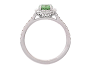 Jewellery - RING, 18K white gold with tsavorite 1,36 ct - View 2
