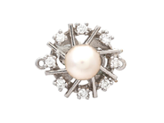 Jewellery - CLASP, 18K white gold - View 1