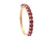 Jewellery, ETERNITY RING, 18K  gold, in auction: Lilla jewellery – Tuesday 4 November