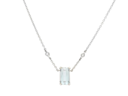 Jewellery, NECKLACE, 18K white gold, in auction: Lilla jewellery – Tuesday 4 November