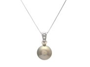 Jewellery, PENDANT WITH CHAIN, 18K white gold, in auction: Lilla jewellery – Tuesday 4 November