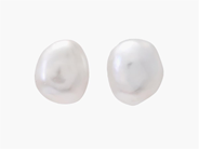 Jewellery - PEARL EARRINGS, 18K white gold - View 1