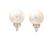 Jewellery - PEARL EARRINGS, 18K gold - View 1