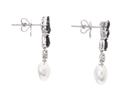 Jewellery - PEARL EARRINGS, 18K white gold - View 2