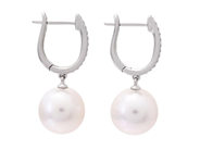Jewellery - PEARL EARRINGS, 18K white gold - View 2