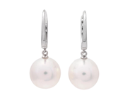 Jewellery - PEARL EARRINGS, 18K white gold - View 1