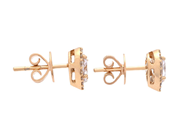 Jewellery - EARRINGS, 18K gold with 2 heartshaped diamonds 1,43 ctw - View 2