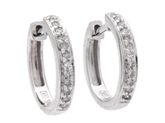 Jewellery - EARRINGS, 18K white gold - View 1