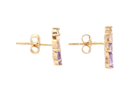 Jewellery - EARRINGS, 18K gold with amethysts 0,56 ctw - View 2