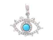 Jewellery - PENDANT, 18K white gold - View 1