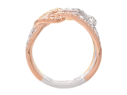 Jewellery - RING, 18K gold/white gold/rose gold with 97 brilliant cut diamonds 0,85 ctw - View 2