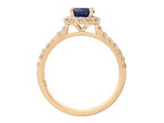 Jewellery - RING, 18K gold with sapphire 1,02 ctw - View 2