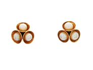 Jewellery - PEARL EARRINGS, 18K gold - View 1