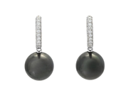 Jewellery - PEARL EARRINGS, 18K white gold - View 1