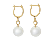 Jewellery - PEARL EARRINGS, 18K gold - View 2