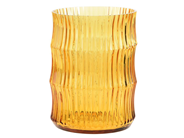 Glass, TULPANVAS, amber coloured glass, in auction: Decorative – Saturday 10 January 2026