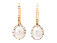 Jewellery - PEARL EARRINGS, 18K gold - View 1