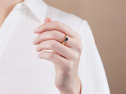 Jewellery - RING, 18K gold/steel - View 4