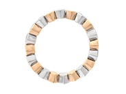 Jewellery - RING, 18K gold/white gold/steel - View 2