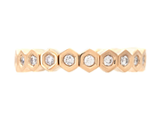 Jewellery - FULL ETERNITY RING, 18K gold/steel - View 3