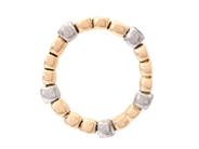 Jewellery - RING, 18K gold/white gold/steel - View 2