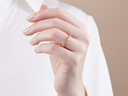 Jewellery - RING, 18K gold/white gold/steel - View 4