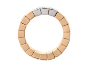 Jewellery - THREE STONE RING, 18K gold/white gold/steel - View 2