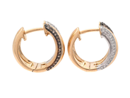 Jewellery - HOOP EARRINGS, 18K gold/white gold - View 2