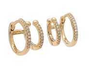 Jewellery - HOOP EARRINGS, 18K gold - View 1