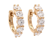 Jewellery - HOOP EARRINGS, 18K gold - View 1